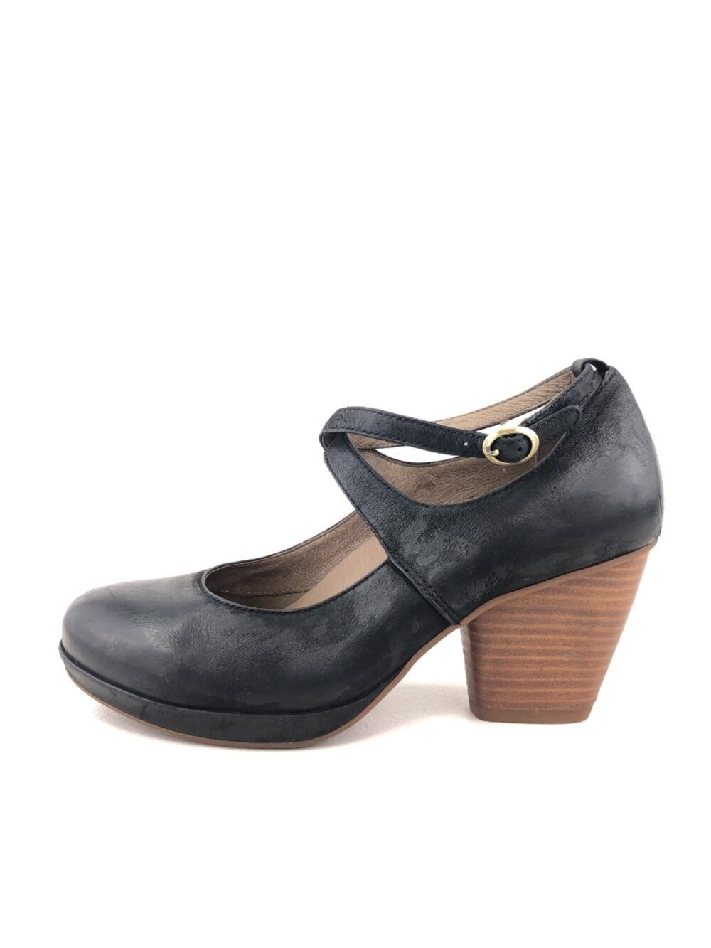 Dansko Minette Black Nubuck Leather Pumps EUR 40